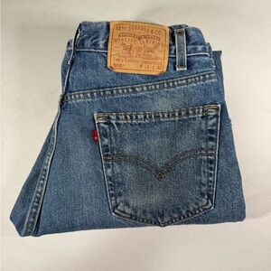 Levi’s 505 Y2K Vintage Straight‎ Leg Jeans 34x32 Made in Mexico